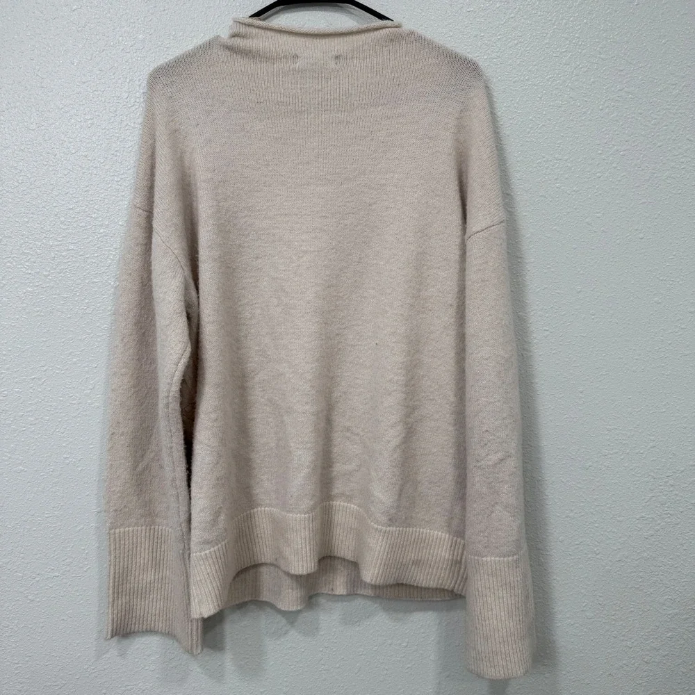 Democracy Women Knit Sweater Cream Cable Knit‎ Pullover Style B6251HVSW L - Picture 3 of 6